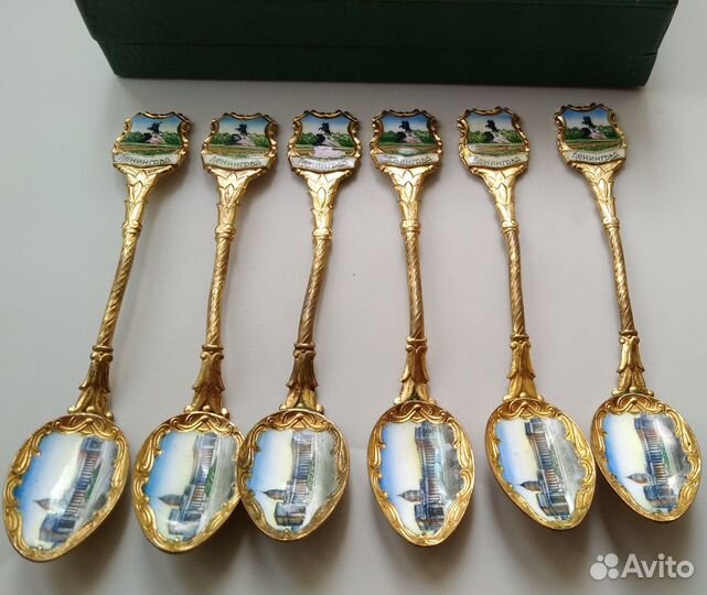 Ложки сувенирные чайные комплект Ленинград