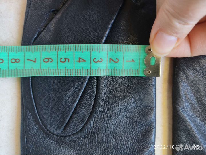 Перчатки кожаные женские размер 7/s