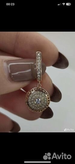 Серьги красивые Версаче