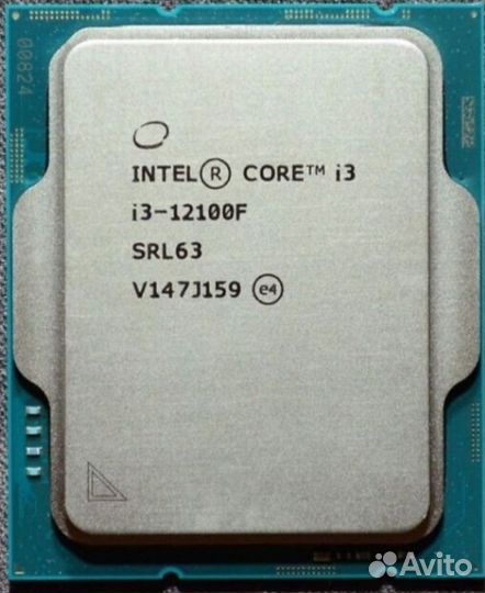 Процессор intel core i3 12100f