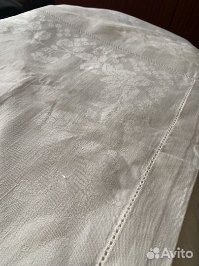 Скатерть льняная,жаккард СССР