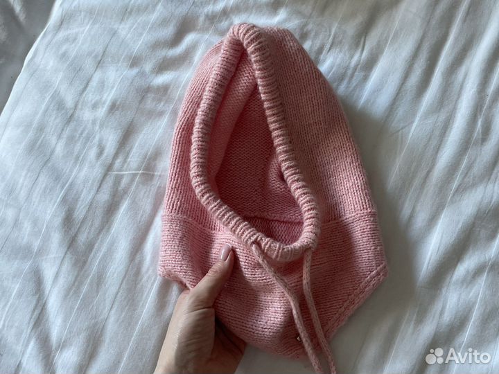 Шапка шлем капор на девочку