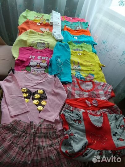 Детские вещи пакетом на девочку