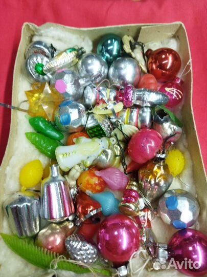 Ёлочные игрушки малютка СССР