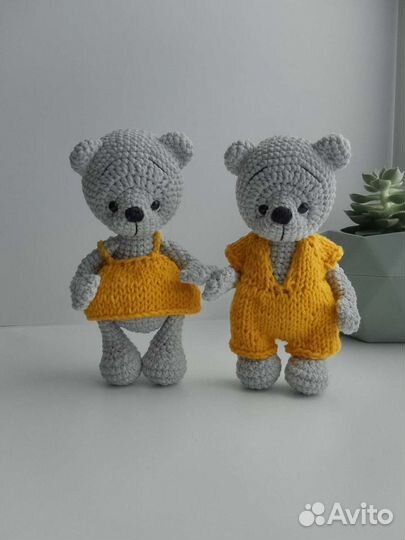 Мишки ручной работы