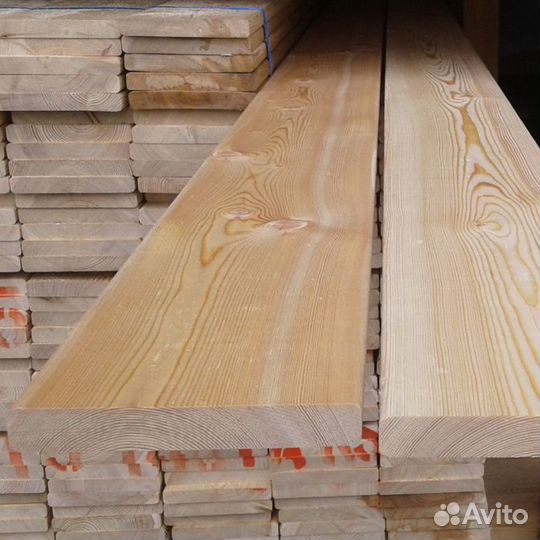 Планкен лиственница, 20х90 мм, сорт прима