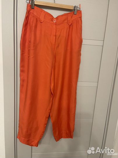 Брюки шёлк, футболки бренд 44-48