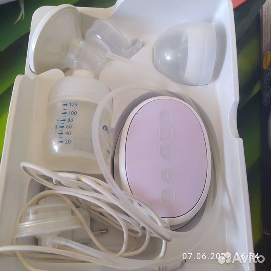 Молокоотсос avent электрический