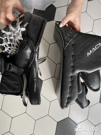 Вратарские щитки bauer mach SR