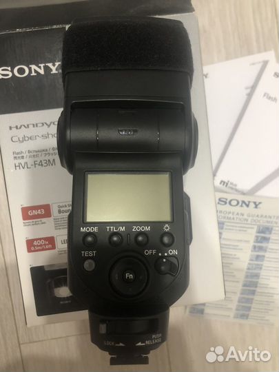 Вспышка sony HVL-F43M