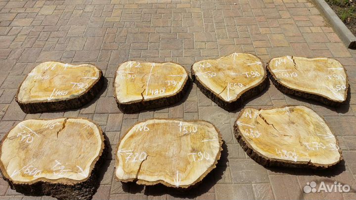 Торцевые спилы дерева