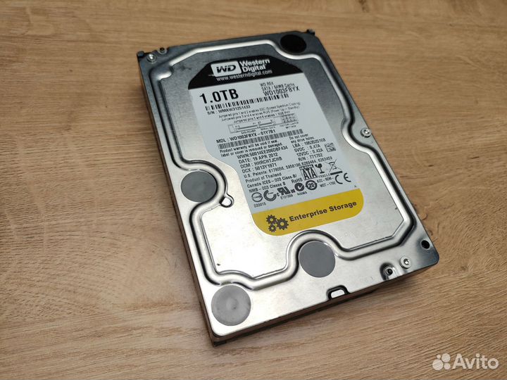 Жесткий диск 1TB Western Digital Enterprise