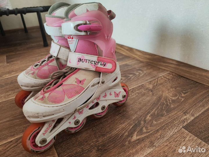 Ролики детские раздвижные размер 30-33