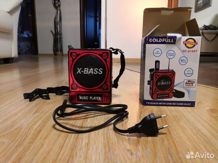 Цифровой радиоприёмник x-bass gf-6188t