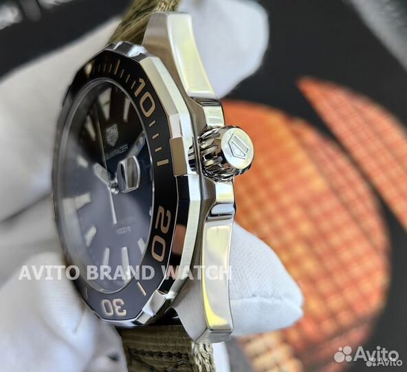 Часы мужские Tag Heuer aquaracer хаки кварц