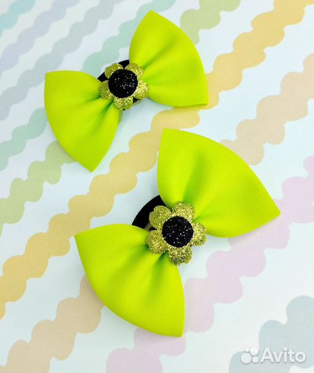 Резинки для волос бантики детские Alya mini mi