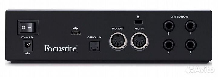 Аудиоинтерфейс focusrite Clarett+ 2Pre