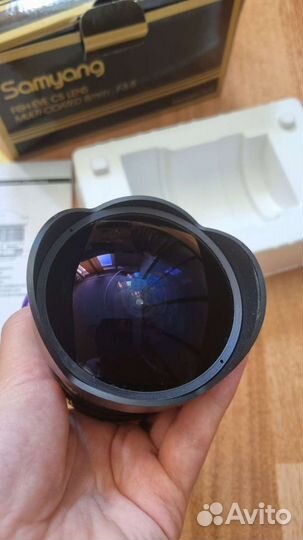 Объектив Samyang 8mm f3.5 Fish-eye для Sony