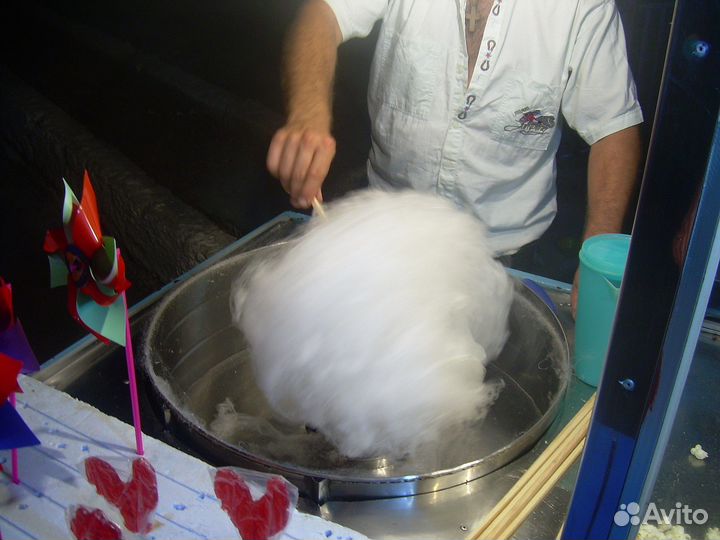 Изготовление сахарной ваты