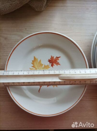 Тарелки винтажные Кленовый лист 1982г