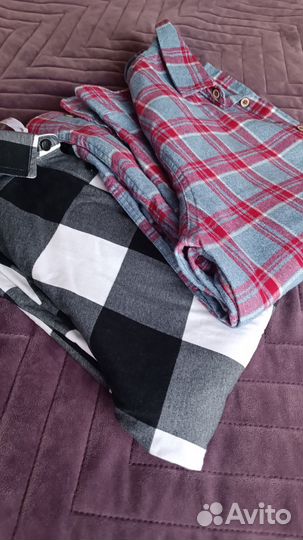 Мужская рубашка в клетку