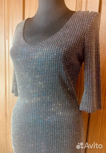 Платье блестящее