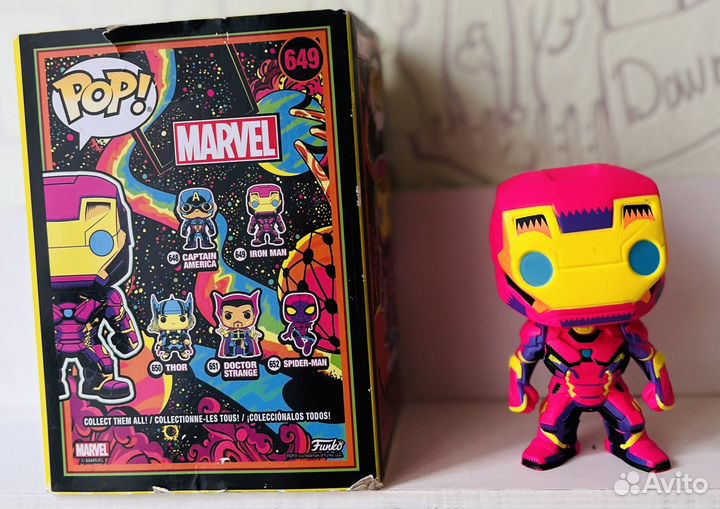 Фигурка funko pop marvel 649 Фанко поп марвел