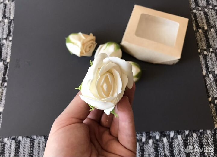 Искусственные цветы для декора розы