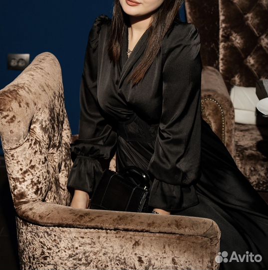 Вечернее платье миди 44 46