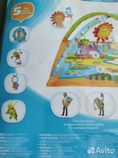 Развивающий коврик tiny love