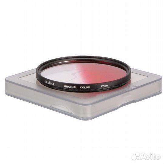 Светофильтр Green-L градиентный красный - 77mm