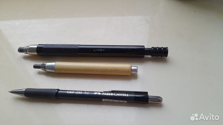 Механические карандаши, рапидограф, перьевая ручка