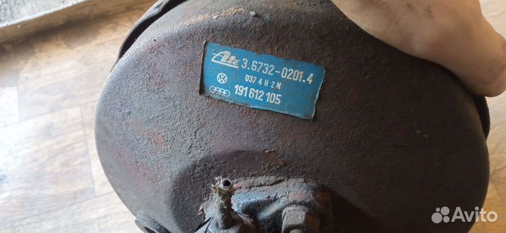 Вакуумный усилитель тормозов golf 2