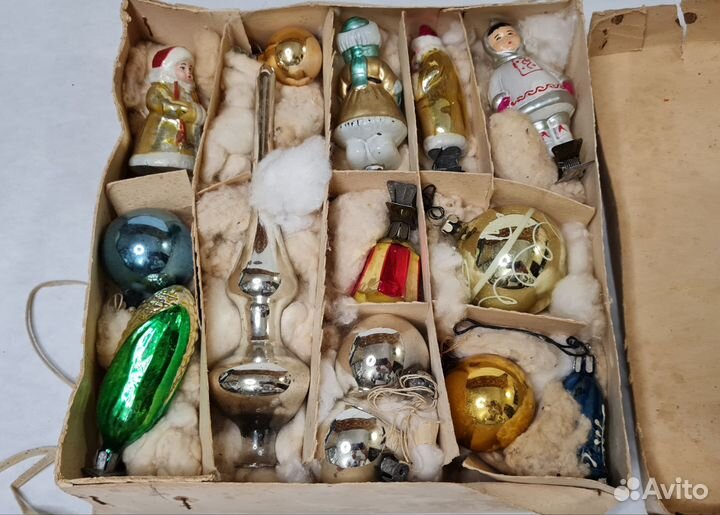 Елочные игрушки СССР