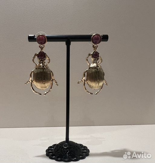 Серьги жуки