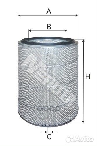 Эл/фильтра воздушный V- 13 A878. 6279360010 MFI