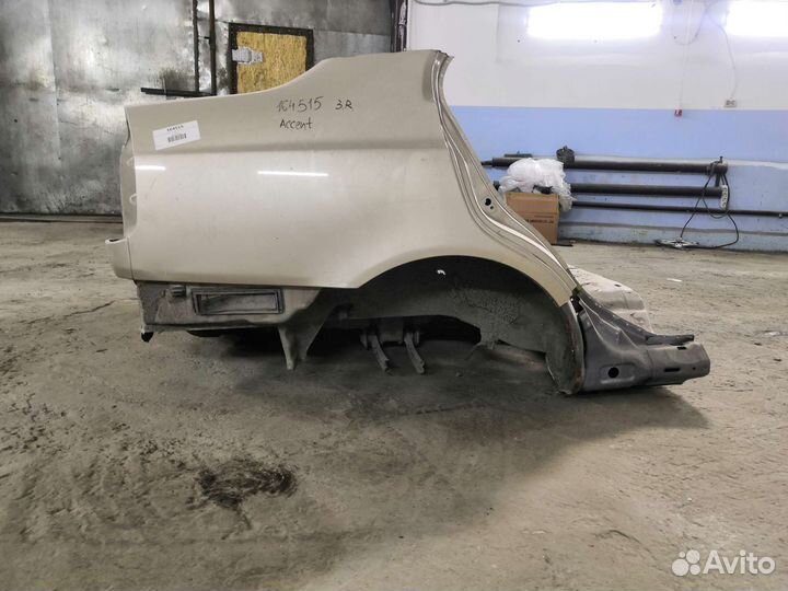 Задний ноускат Hyundai accent