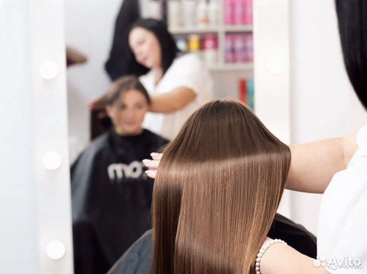 Кератиновое выпрямление волос