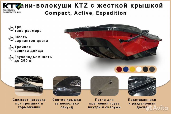 Сани волокуши ктз Актив