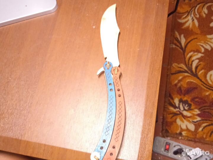 Деревянный раскладной ножик (игрушечный)