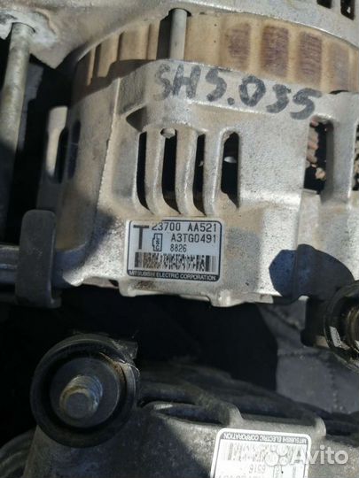 Навесное с двигателя EJ204 конт. Субару