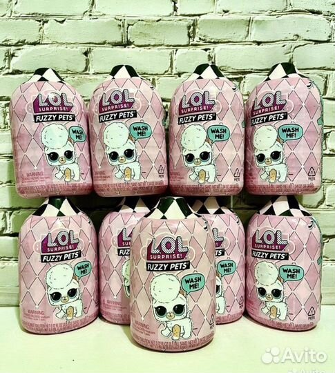 Ориг.лол/Фузи петс/LOL с песком/с моющимся пухом