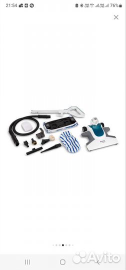 Пылесос vitek VT-1889, белый/голубой