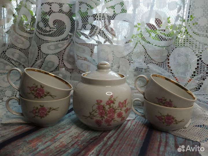 Чайный сервиз СССР Дулево