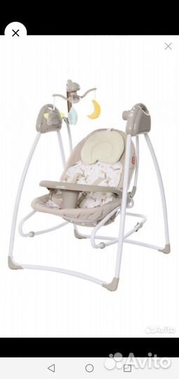 Детские электронные качели для новорожденных