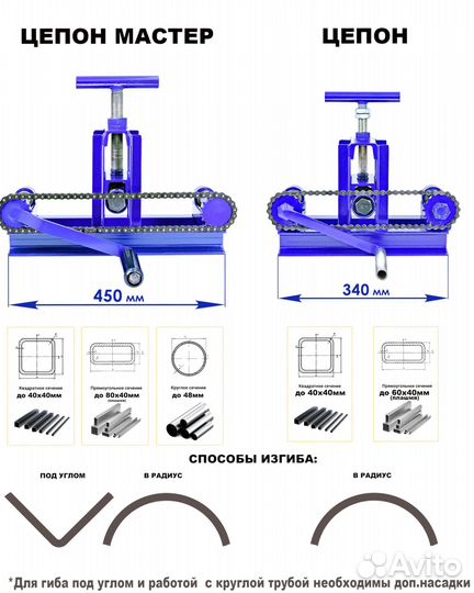 Трубогиб для профиля и круглой трубы