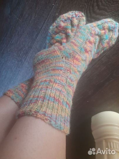 Носки вязаные ручной работы женские