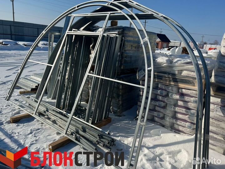 Теплица александровская капелька 4м (20*20)