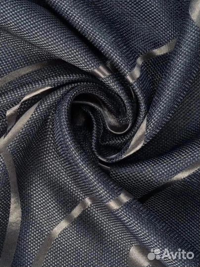 Готовые шторы. Набор штор блэкаут рогожка