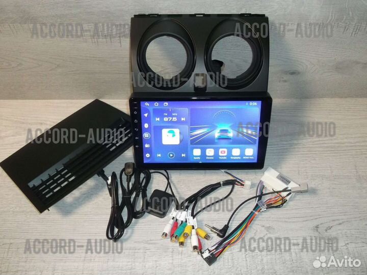 Магнитола 2DIN Nissan Qashqai j10 Android GPS WiFi